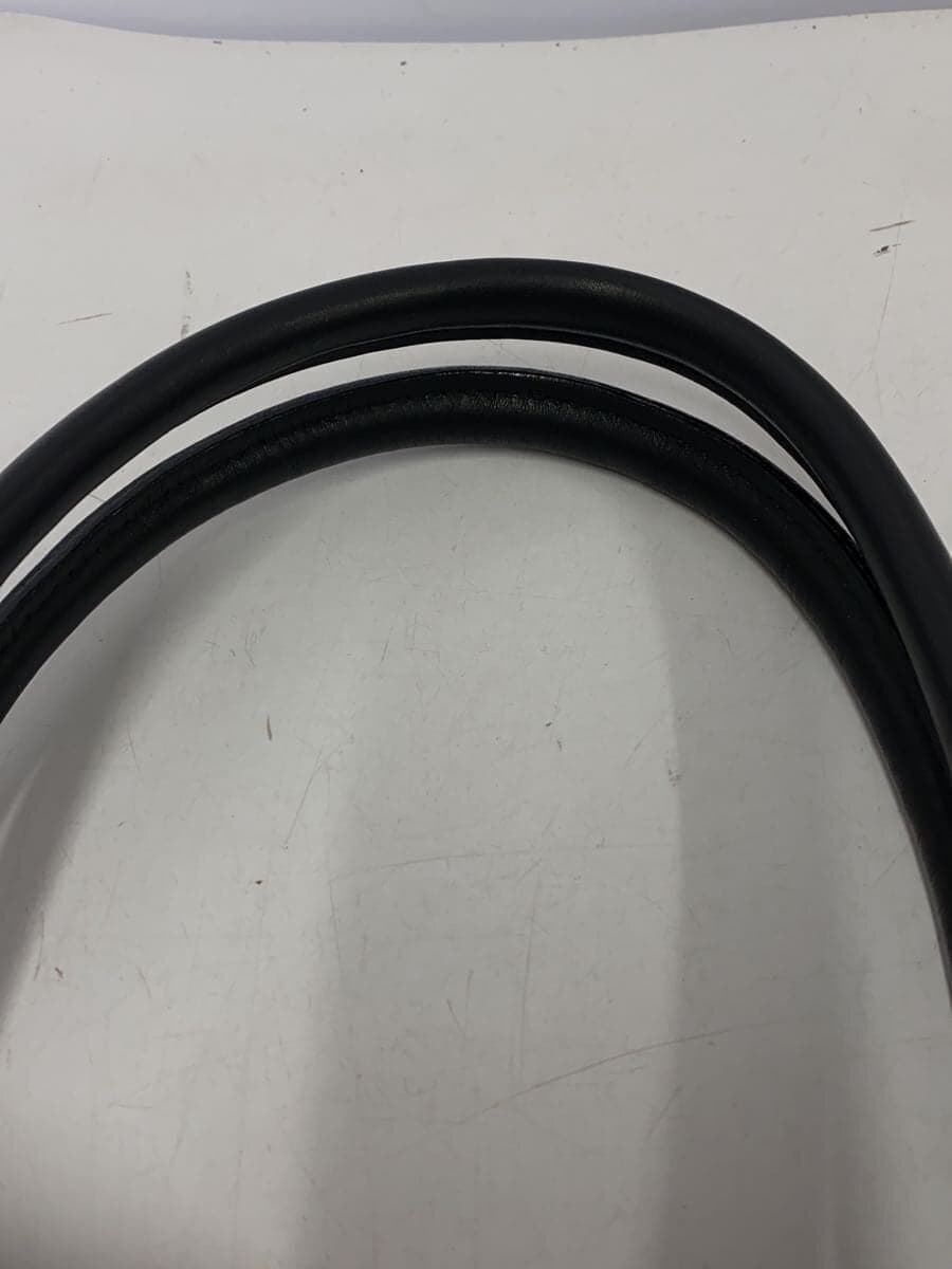 TRION Hanshin Taigase Panel Tote Bag Leather BLK 7