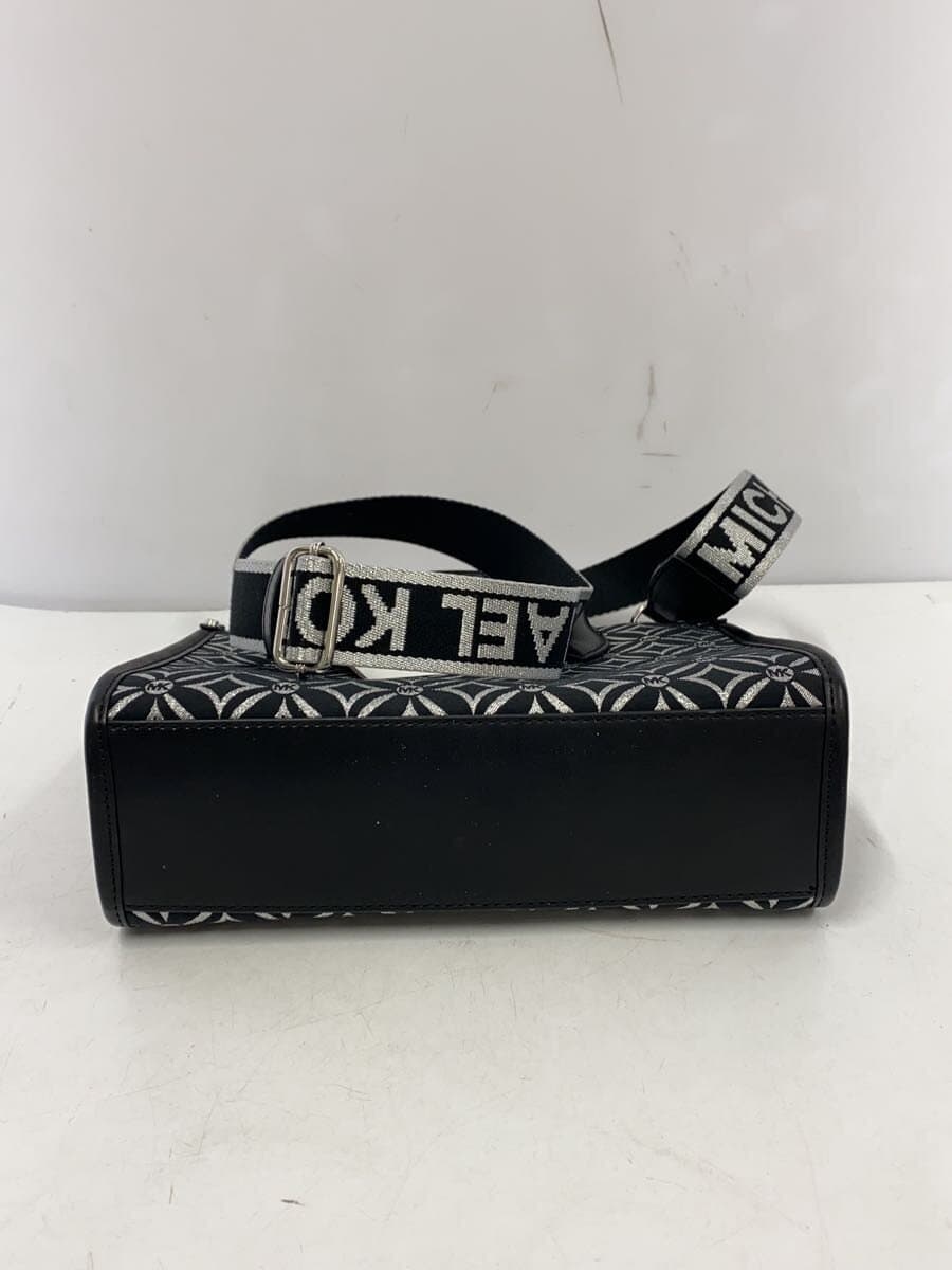 MICHAEL KORSMIRELLA Jacquard 2-Way Handbag BLK All Over Pattern 35S4G7ZC5J 4