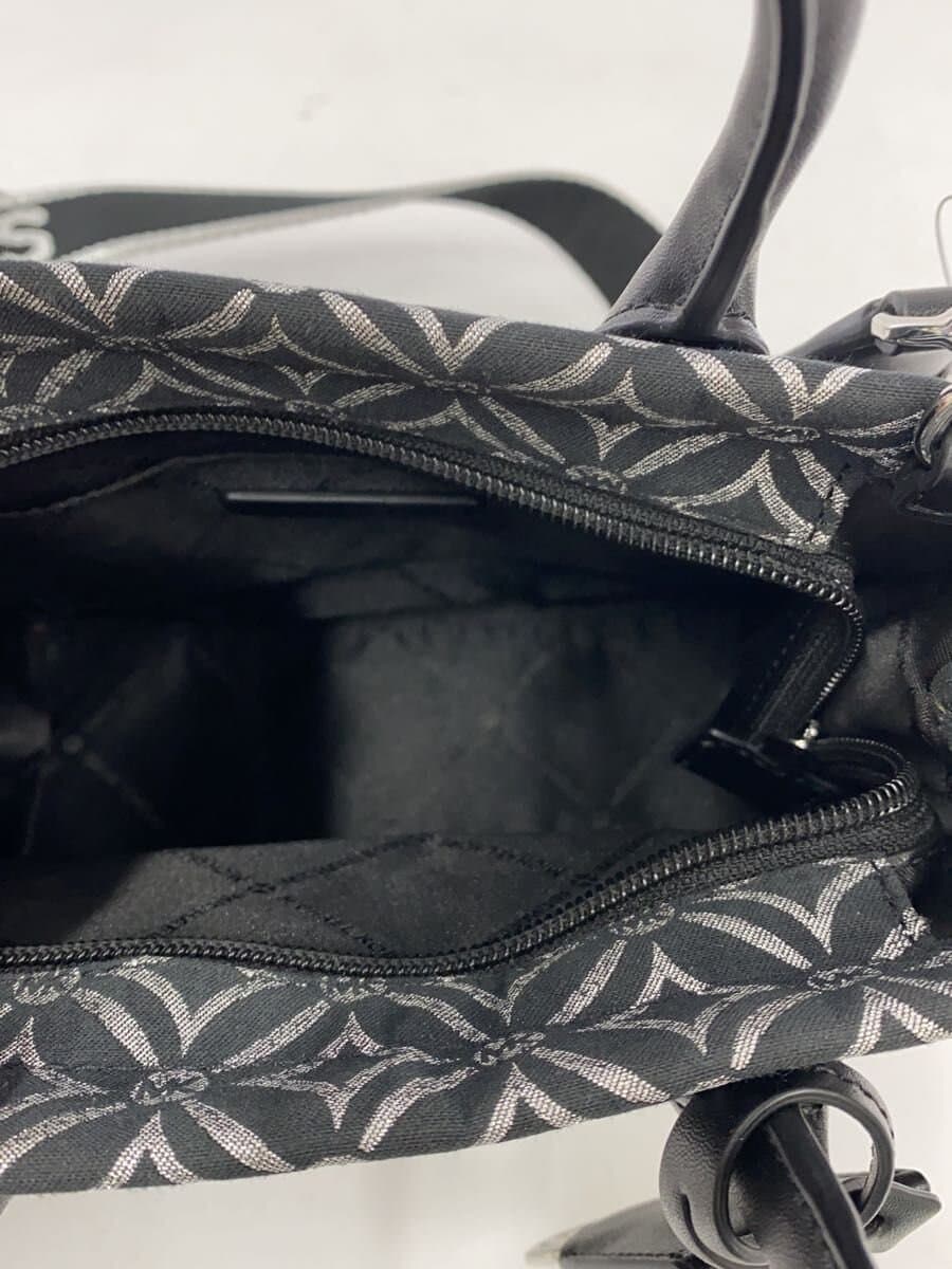 MICHAEL KORSMIRELLA Jacquard 2-Way Handbag BLK All Over Pattern 35S4G7ZC5J 5