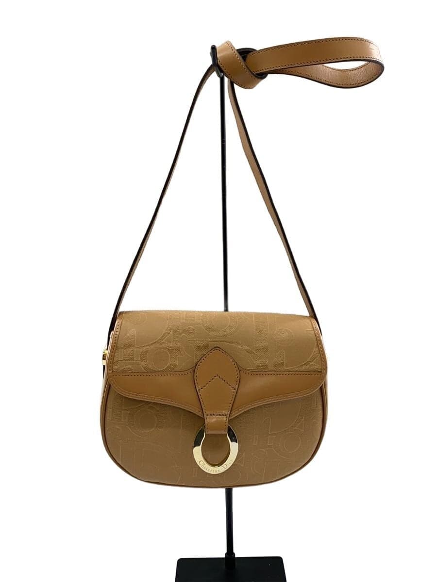 Christian Dior shoulder bag PVC BEG