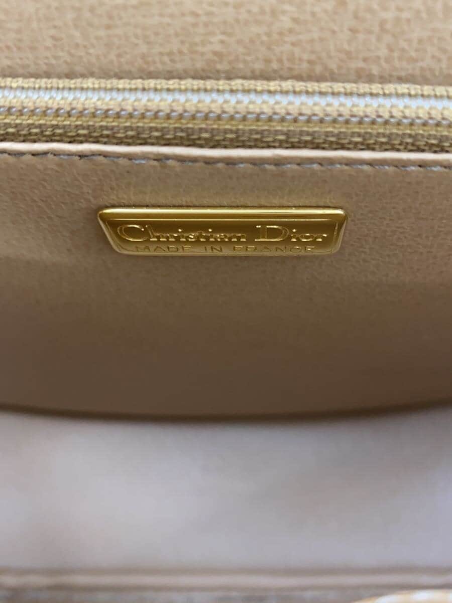 Christian Dior shoulder bag PVC BEG 6