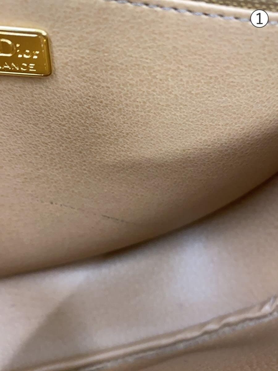 Christian Dior shoulder bag PVC BEG 7