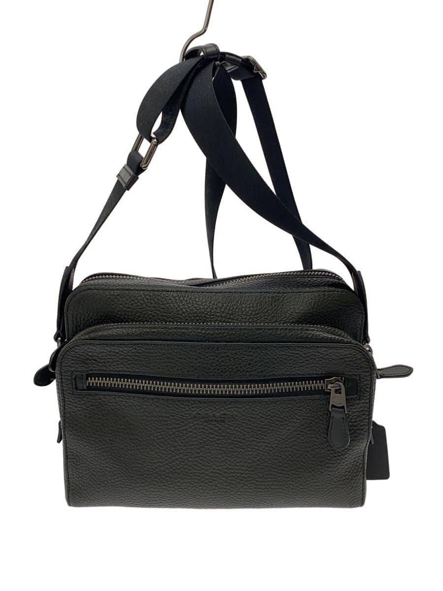 COACH Shoulder Bag Leather GRY 91484