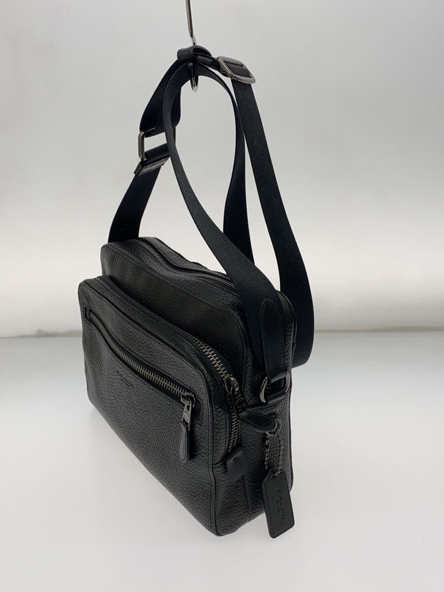 COACH Shoulder Bag Leather GRY 91484 2