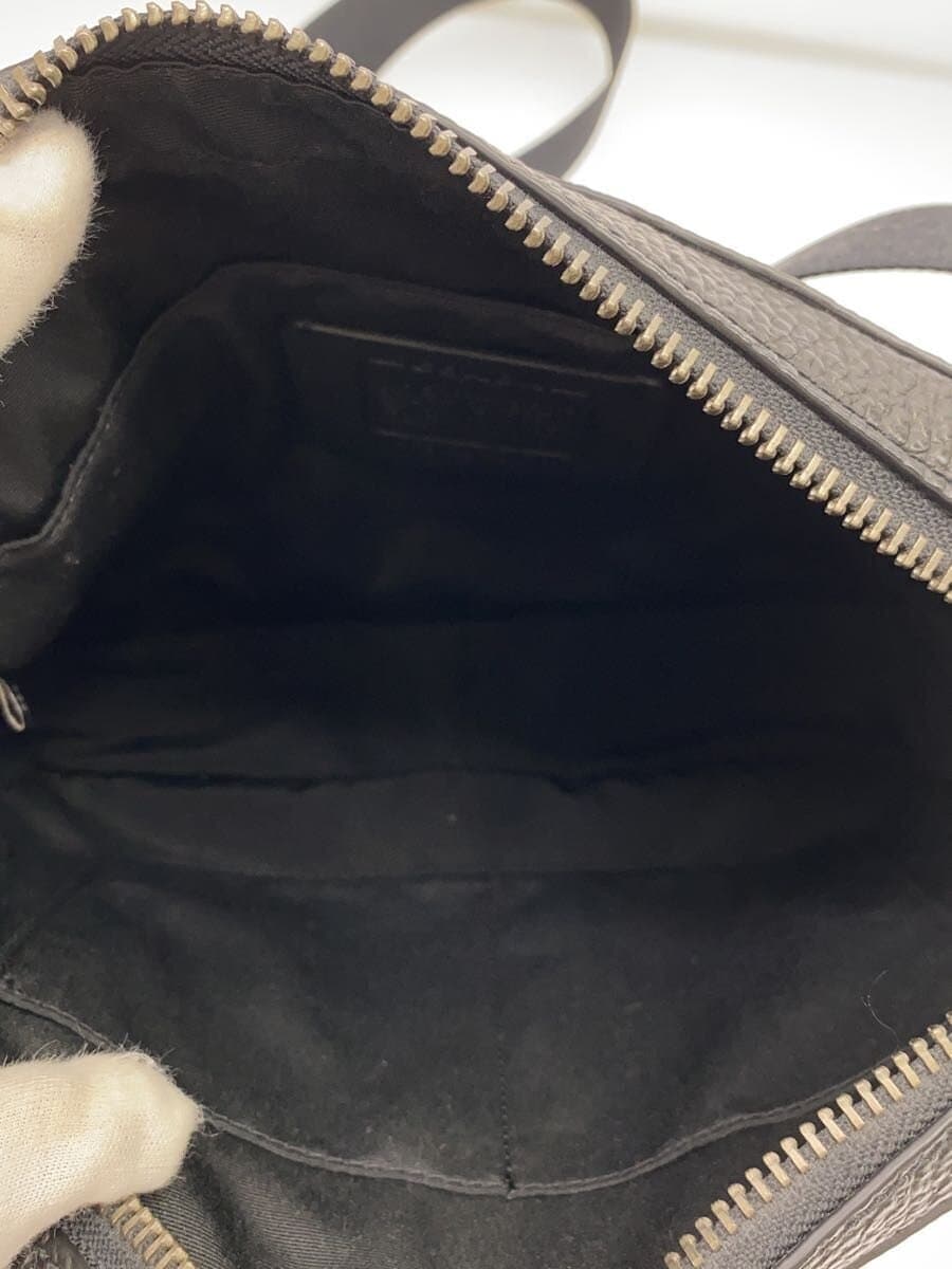 COACH Shoulder Bag Leather GRY 91484 6