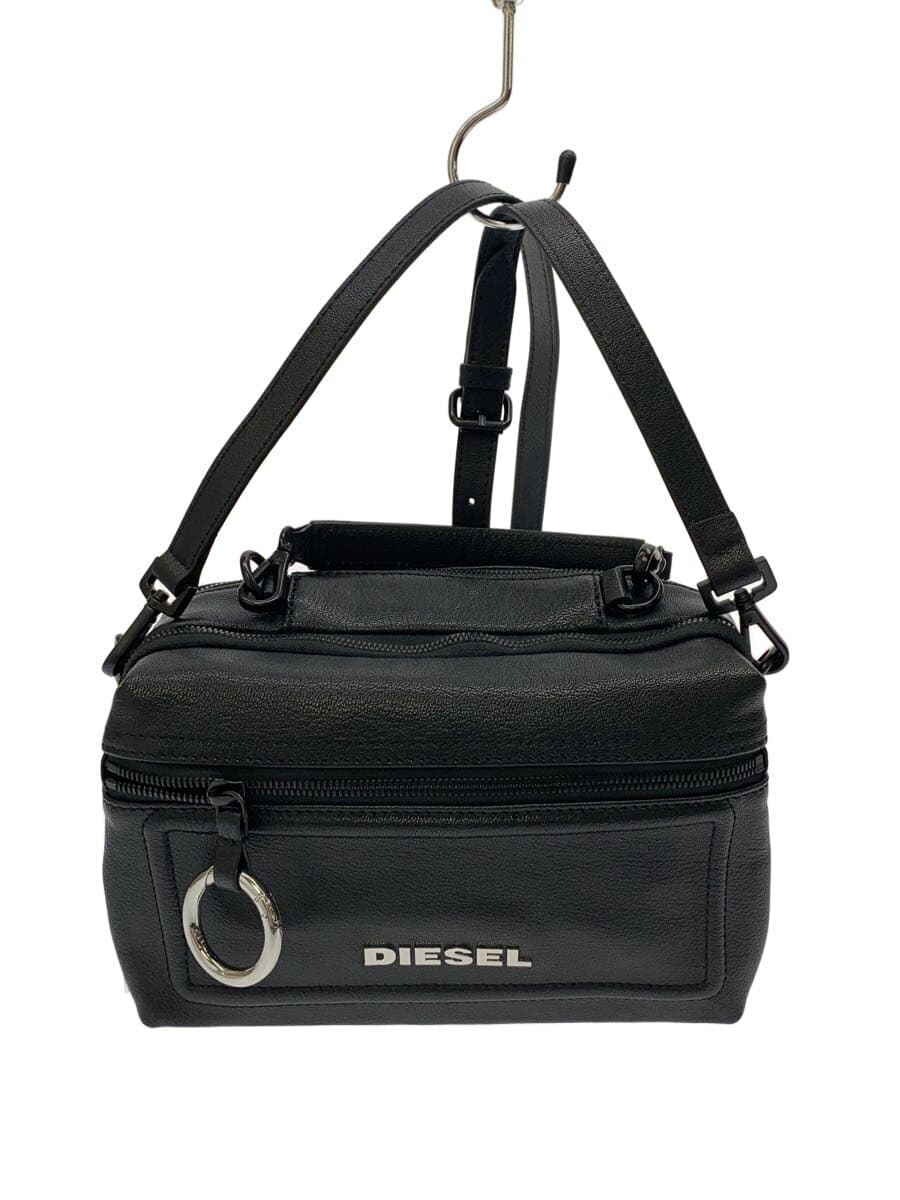 DIESEL Shoulder Bag Leather BLK