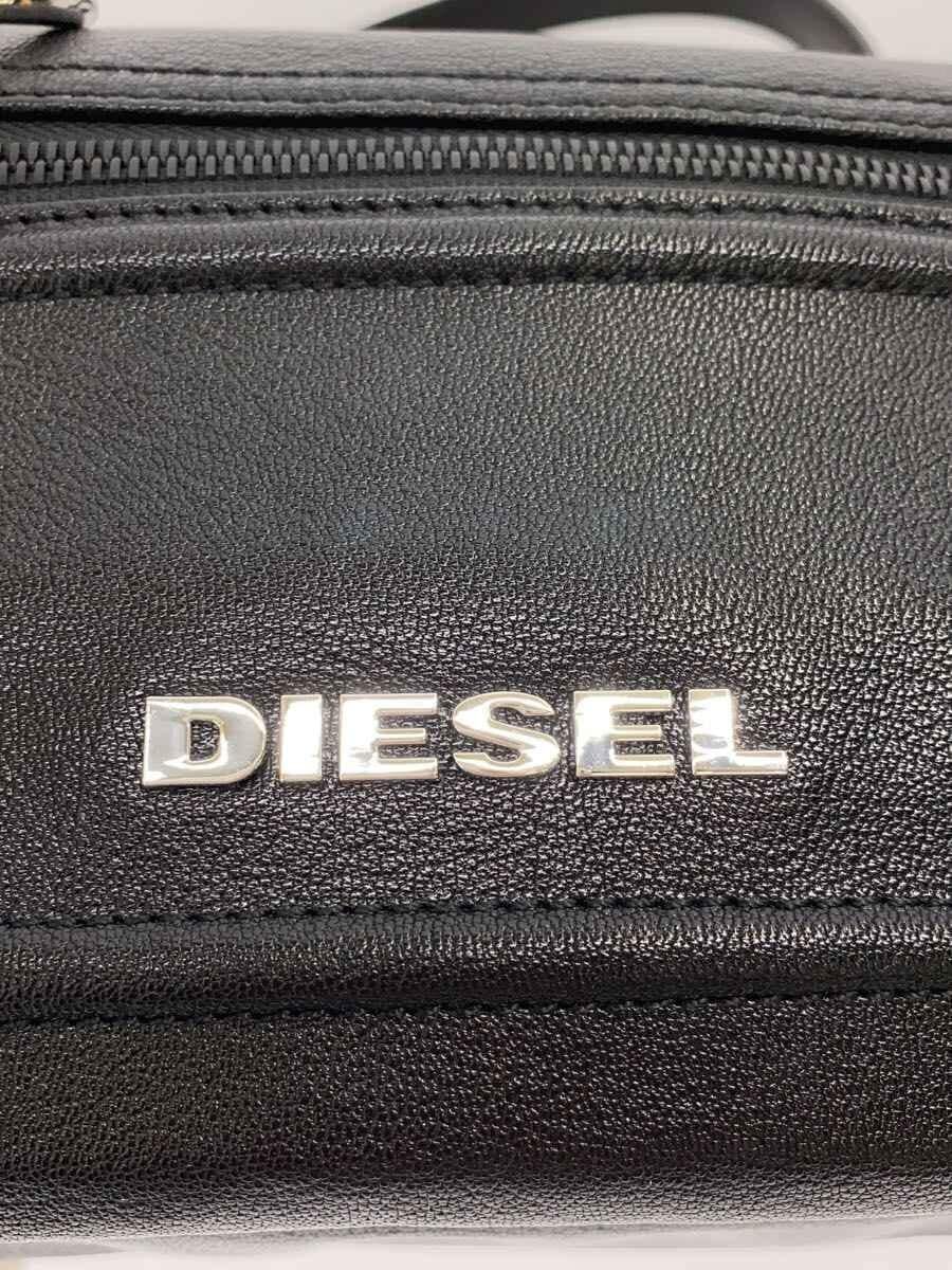 Diesel Fashion Shoulder Bag Leather BLK 5