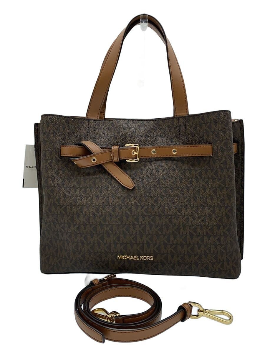 MICHAEL KORS Shoulder Bag PVC WHT All Over Pattern 35FBGTTC3B