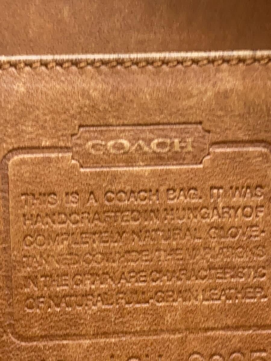 COACH Shoulder Bag Leather CML Solid 9085 5