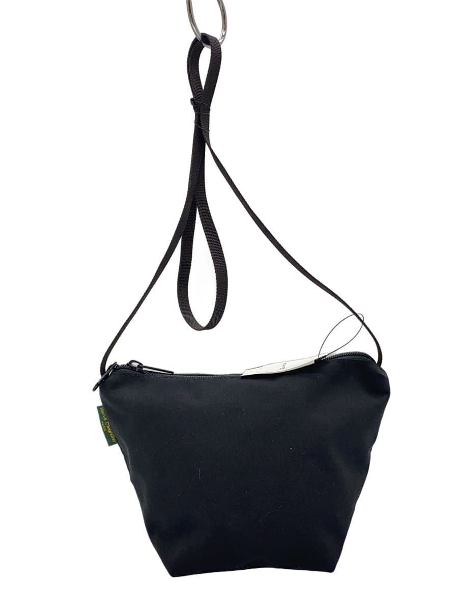 Herve Chapelier shoulder bag nylon BLK solid color