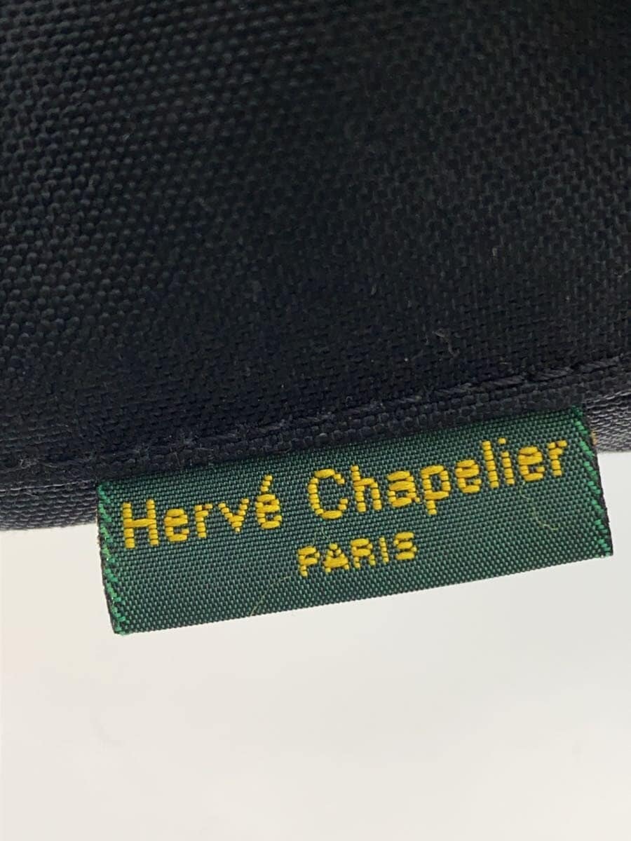 Herve Chapelier shoulder bag nylon BLK solid color 5