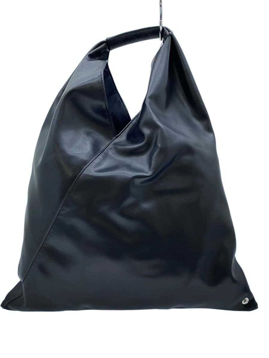 MM6 Handbag Leather BLK Solid S54WD0043