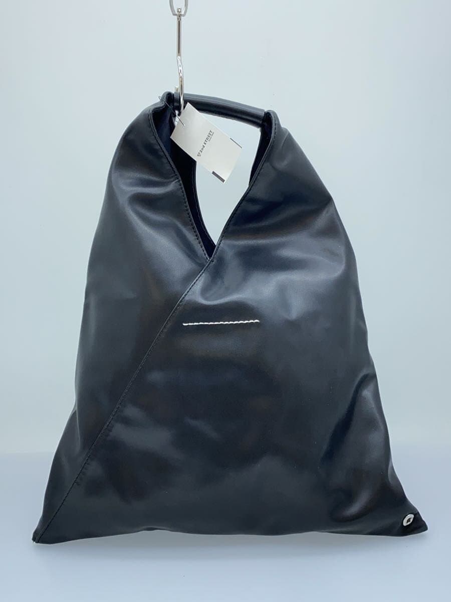 MM6 Handbag Leather BLK Solid S54WD0043 3