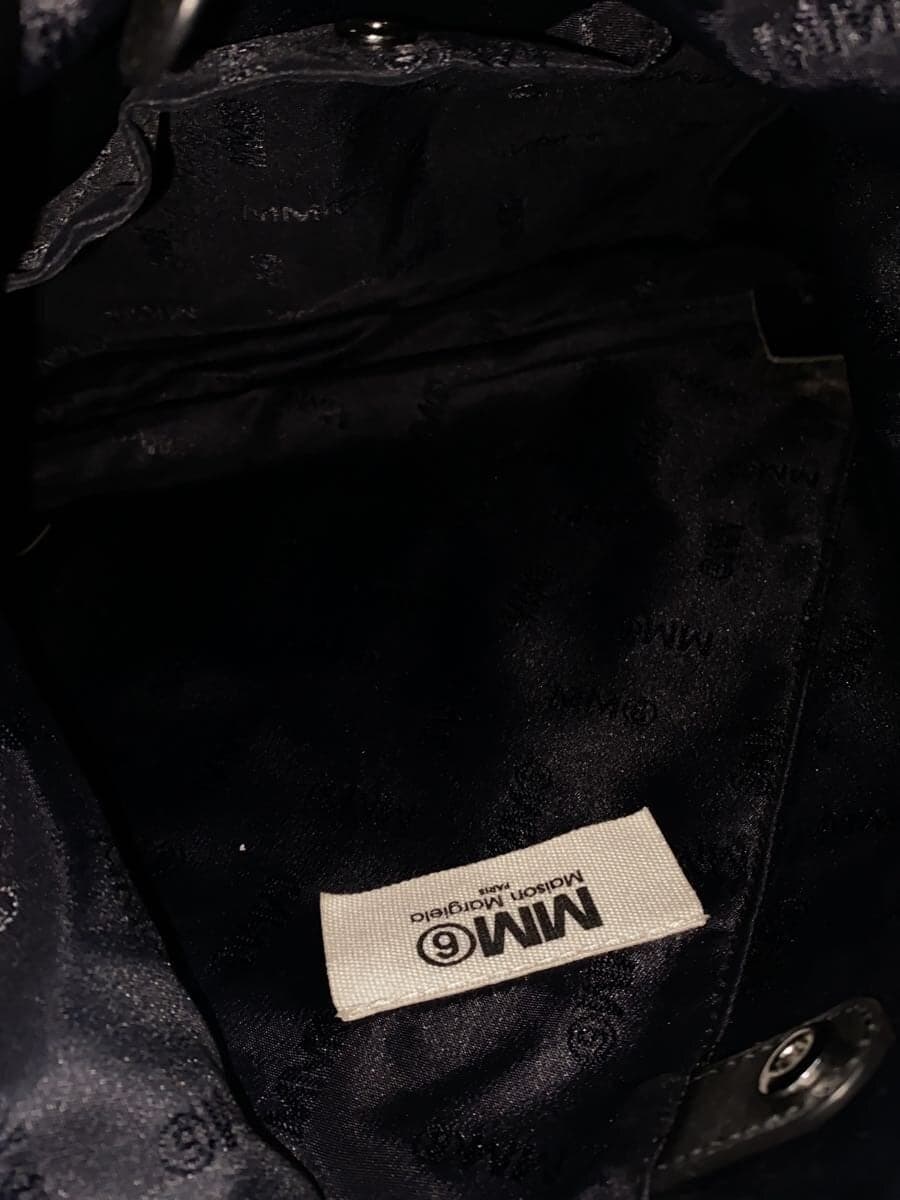 MM6 Handbag Leather BLK Solid S54WD0043 6