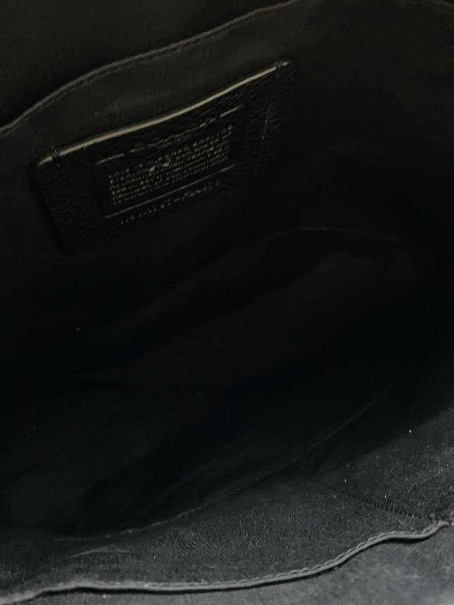 COACH Shoulder Bag Leather BLK Solid F24876 6