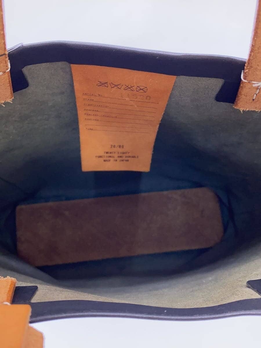 20 80 Tote Bag Leather BLK Solid 6