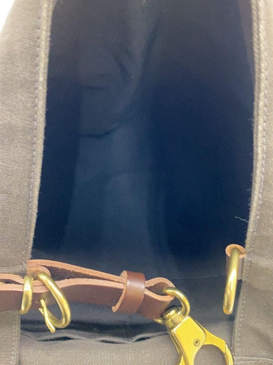 IL BISONTE Backpack Canvas BRW Solid Canvas Bag Pa 6