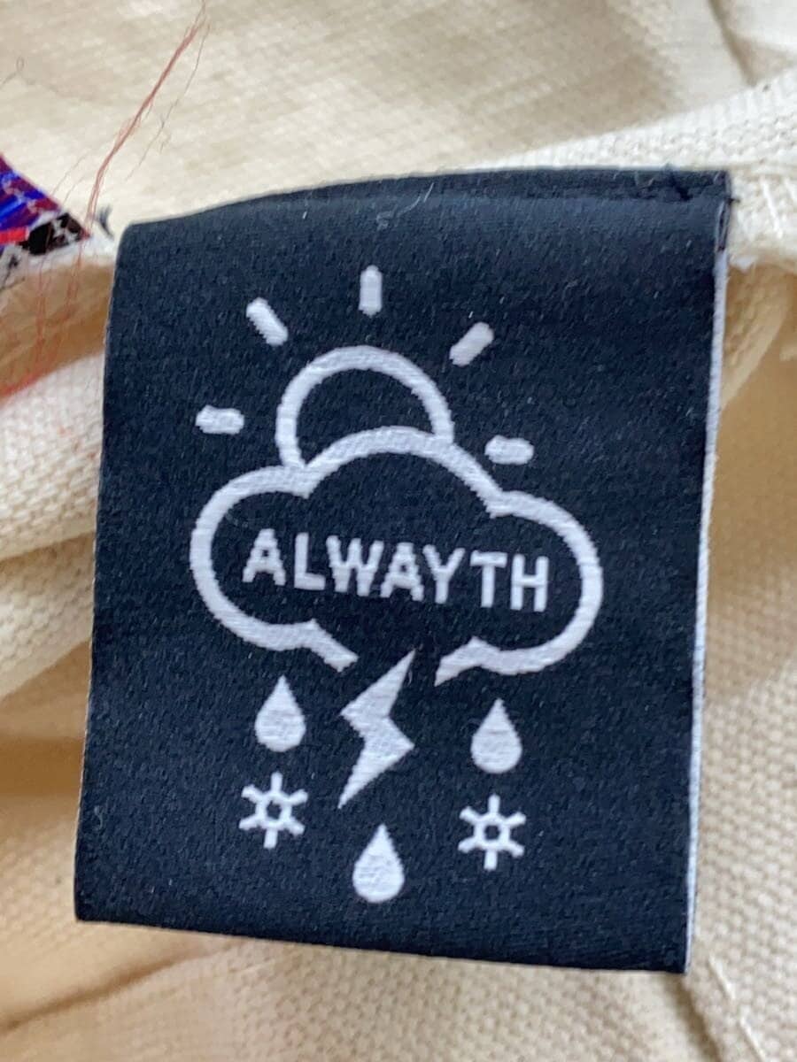 ALWAYTH Shoulder Bag Canvas BEG Plain 5