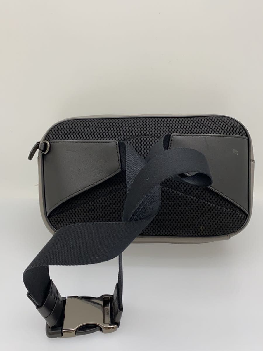 COACH Waist Bag Leather GRY Plain F37594 3