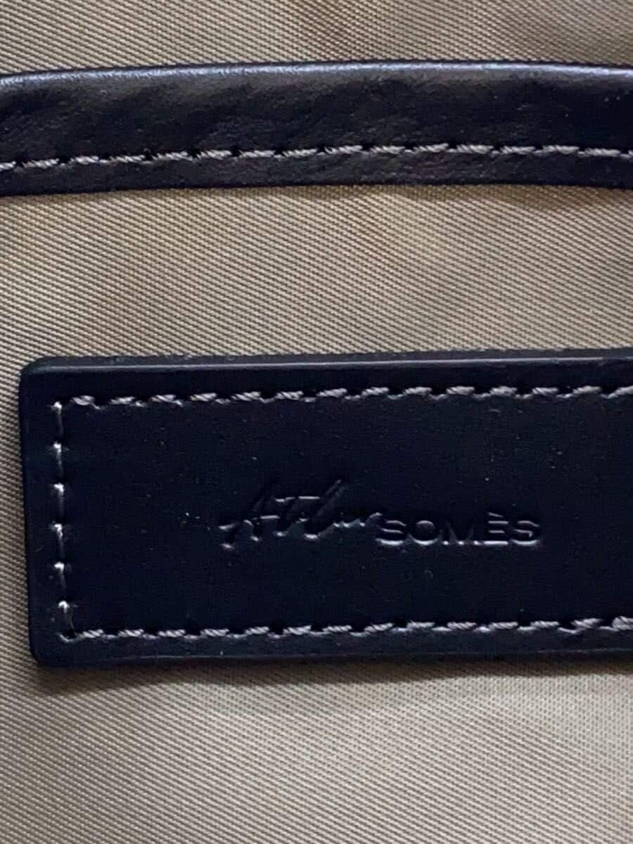 SOMES SADDLE Cabaretti Shoulder Bag Leather BLK Solid 5