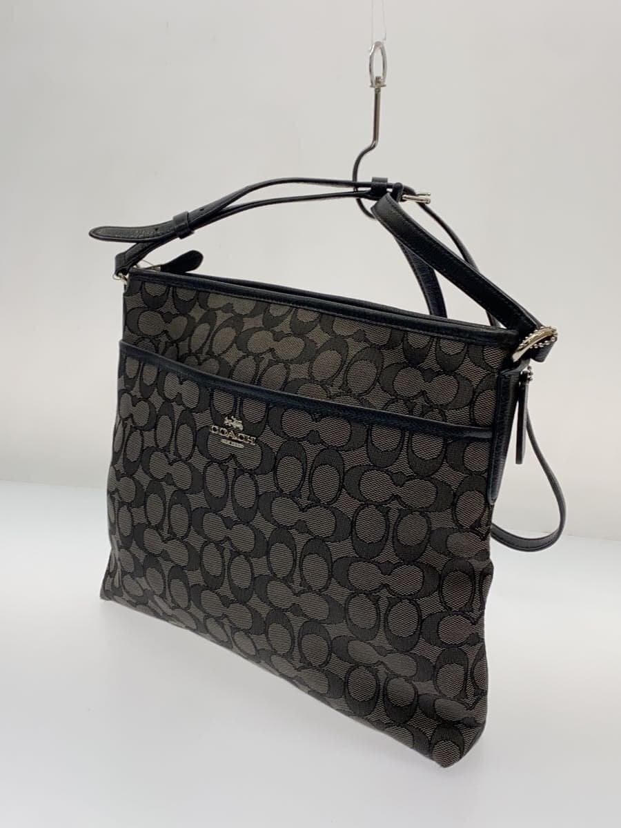 COACH Shoulder Bag -- BLK All-over Pattern F55363 2