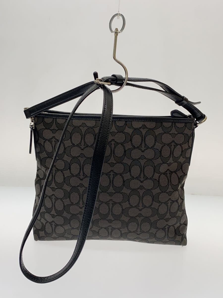 COACH Shoulder Bag -- BLK All-over Pattern F55363 3