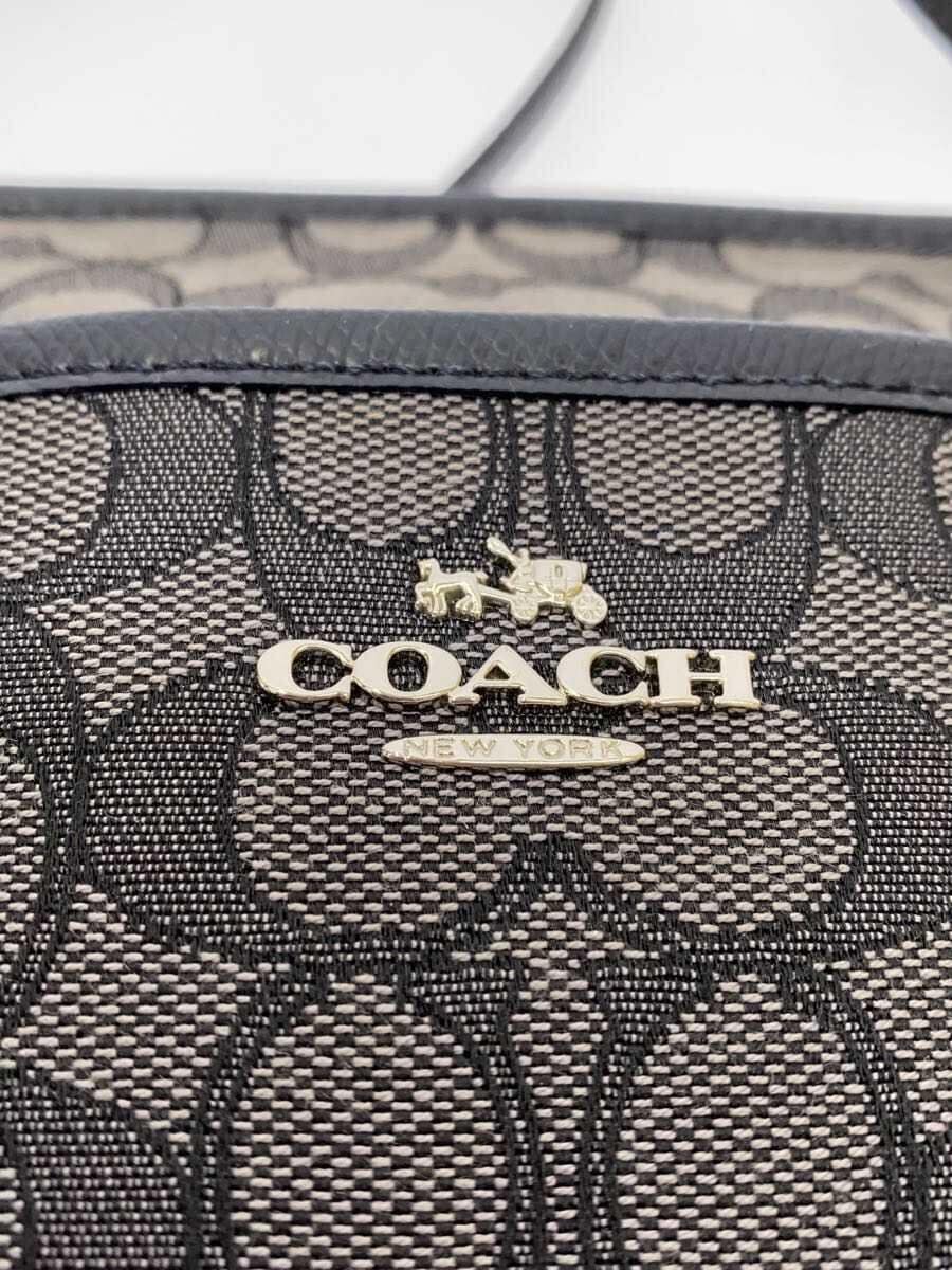 COACH Shoulder Bag -- BLK All-over Pattern F55363 5