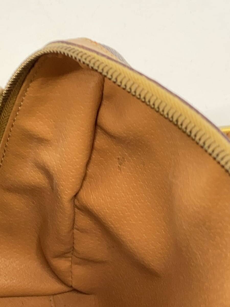 CELINE Handbag PVC BRW All Over Pattern Macadam Mini Boston Corner Wear 7