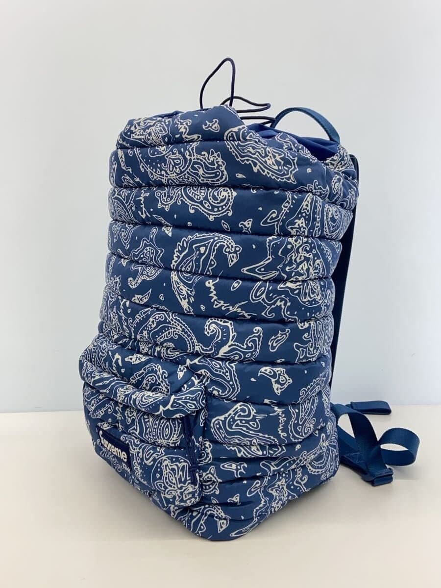 Supreme Backpack Polyester BLU All Over Pattern 2
