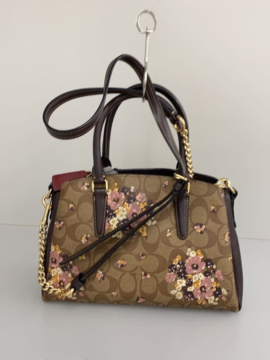 COACH Shoulder Bag PVC BRW Allover Pattern F31437 3