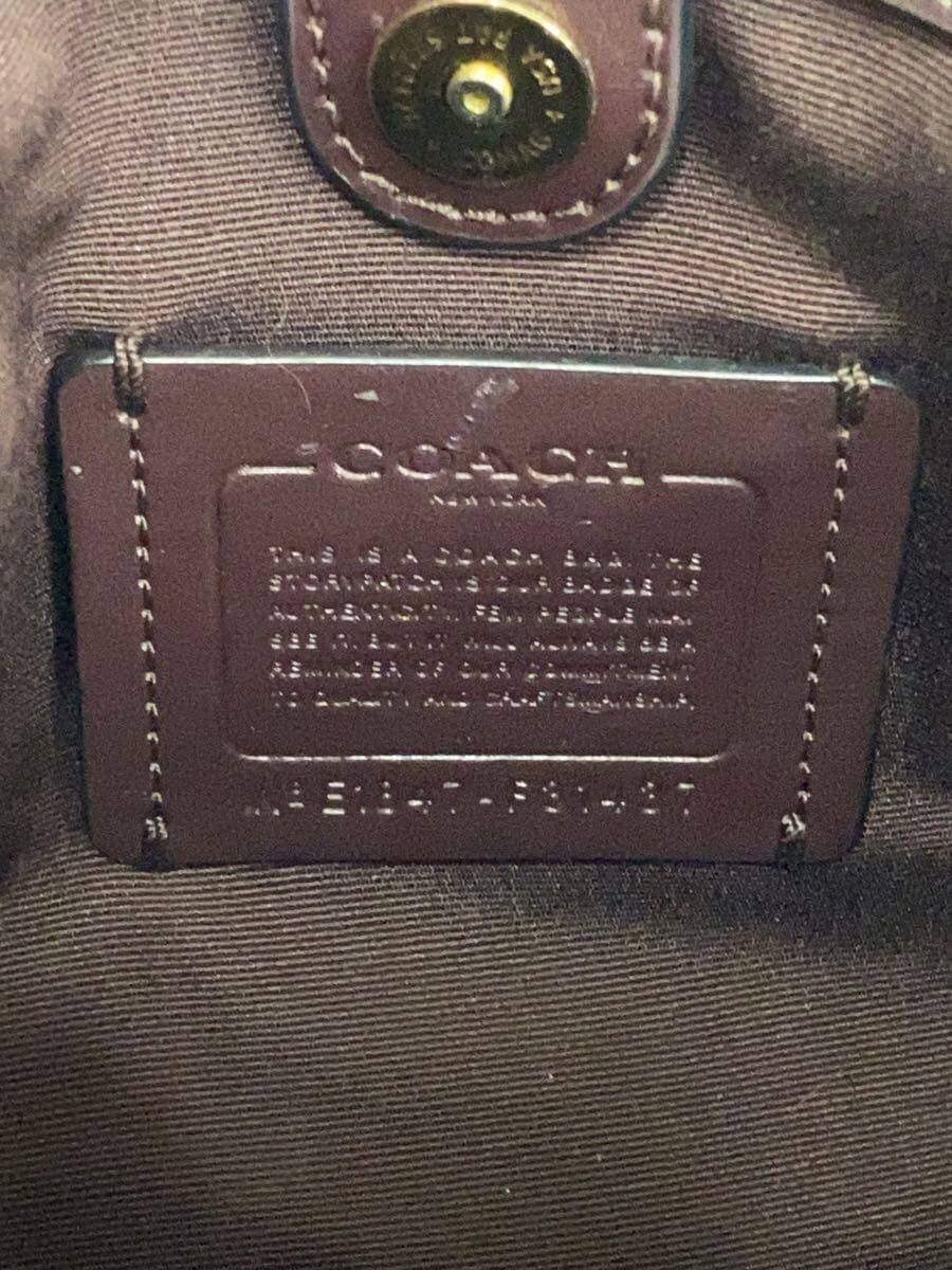 COACH Shoulder Bag PVC BRW Allover Pattern F31437 5