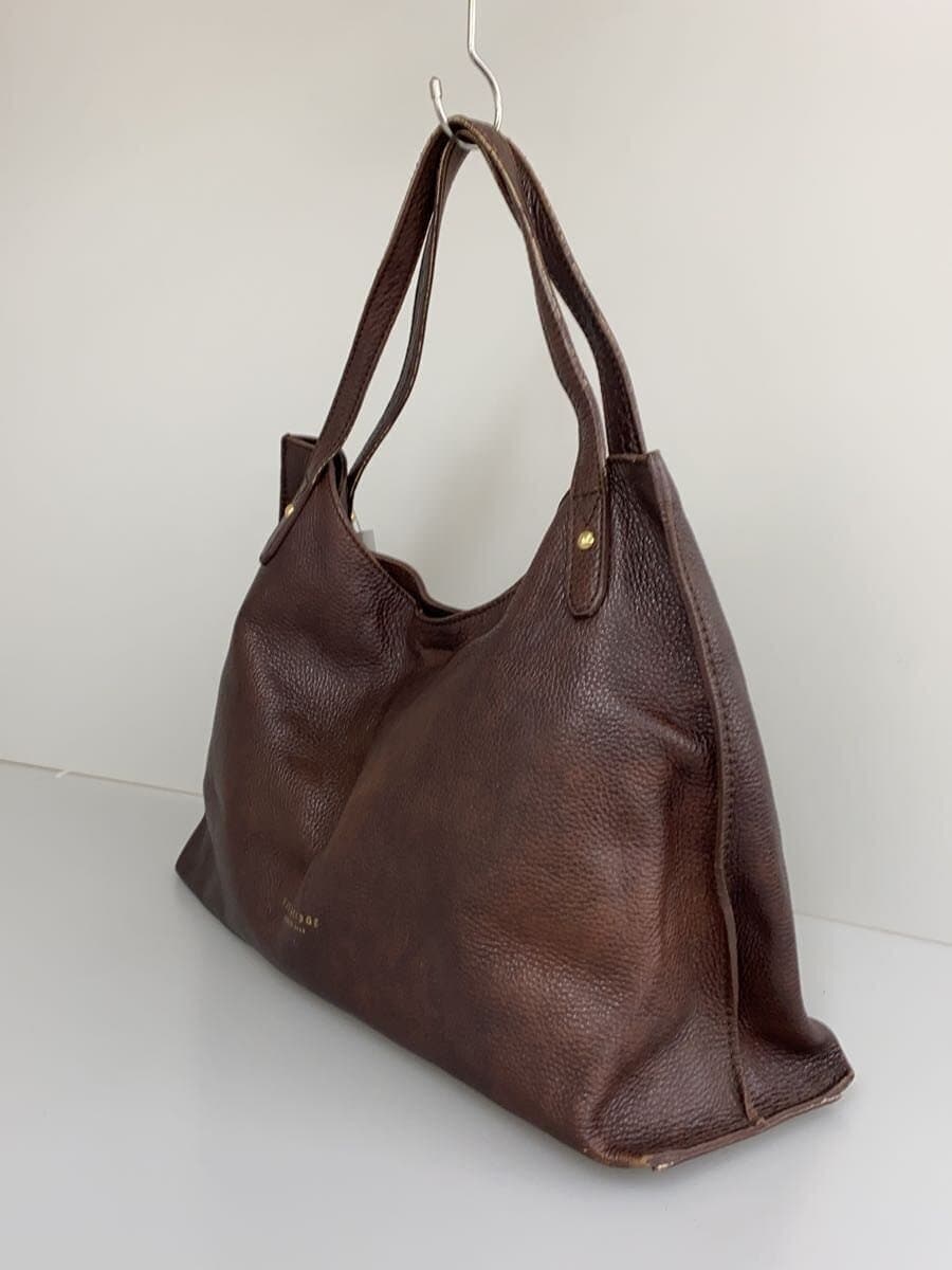 Other brand the bridge Handle wear present Handbag Leather BRW Solid color 2