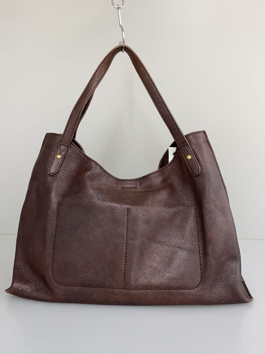 Other brand the bridge Handle wear present Handbag Leather BRW Solid color 3