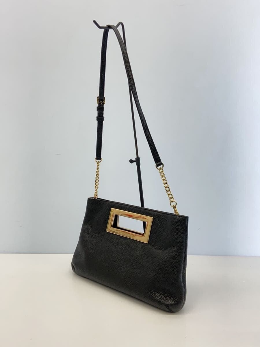 MICHAEL KORS Shoulder Bag Leather BLK Solid 35T7GBKC2L 2