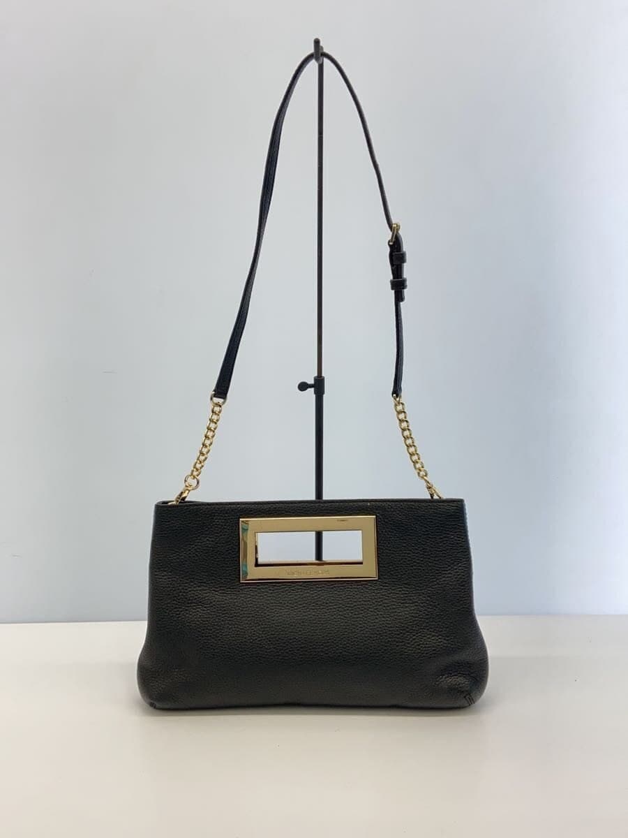 MICHAEL KORS Shoulder Bag Leather BLK Solid 35T7GBKC2L 3