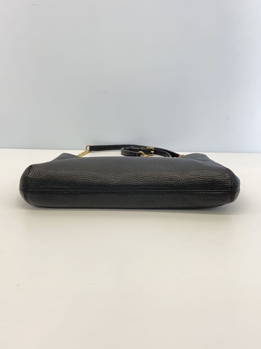 MICHAEL KORS Shoulder Bag Leather BLK Solid 35T7GBKC2L 4