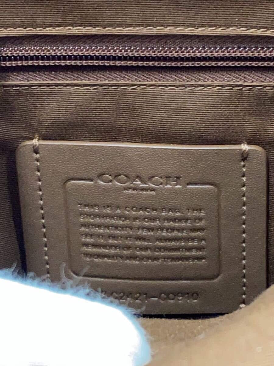 COACH Shoulder Bag PVC CML Allover Pattern C0910 5