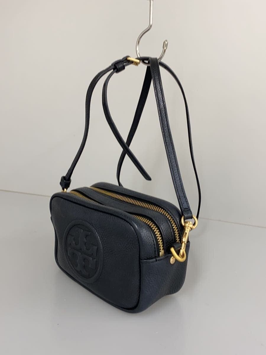 TORY BURCH Shoulder Bag Leather Black Solid 2