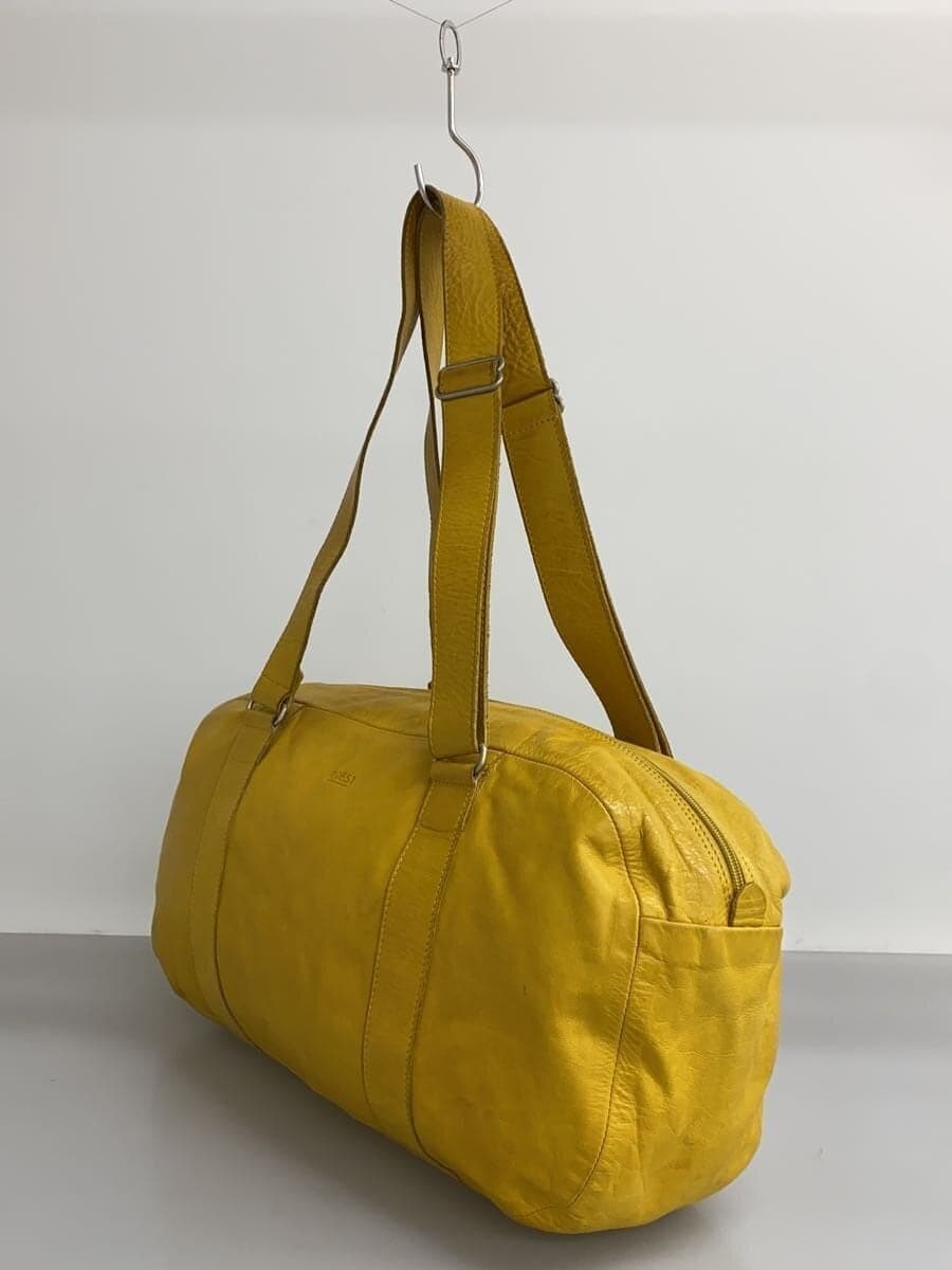 m0851 Tote Bag Leather YLW Solid 2