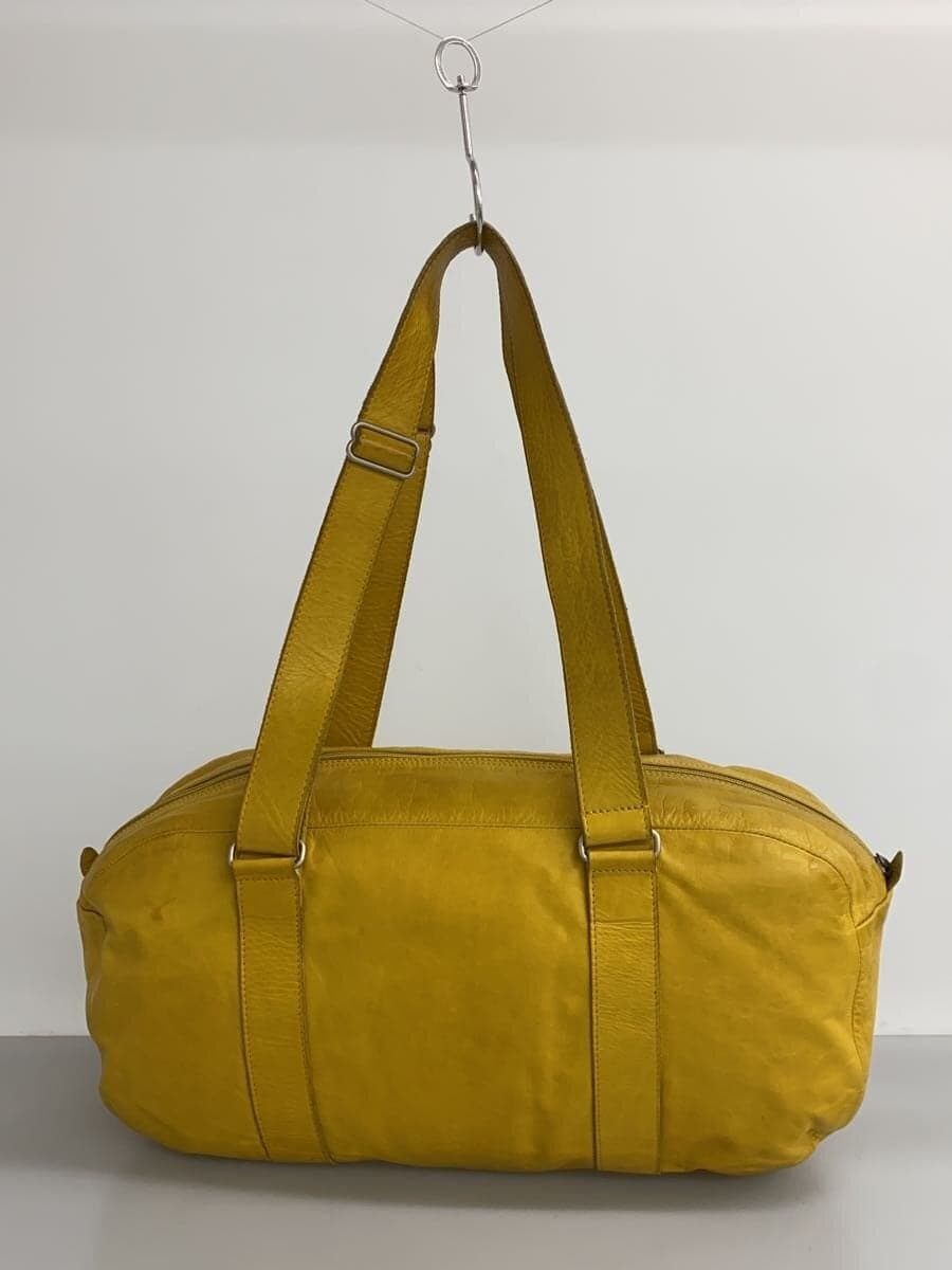 m0851 Tote Bag Leather YLW Solid 3