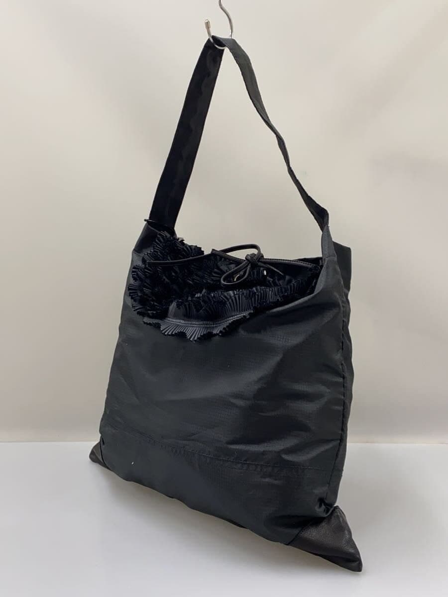 CARNET tote bag nylon black plain 2
