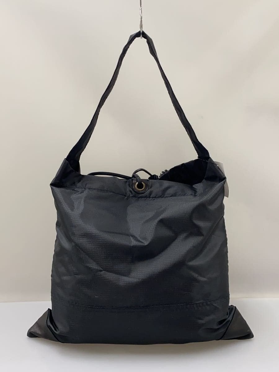 CARNET tote bag nylon black plain 3