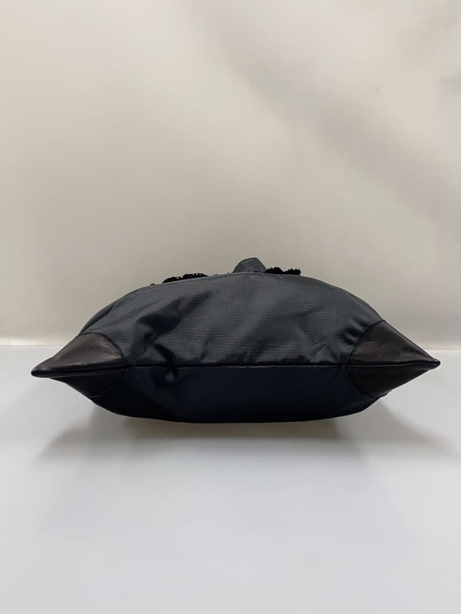 CARNET tote bag nylon black plain 4