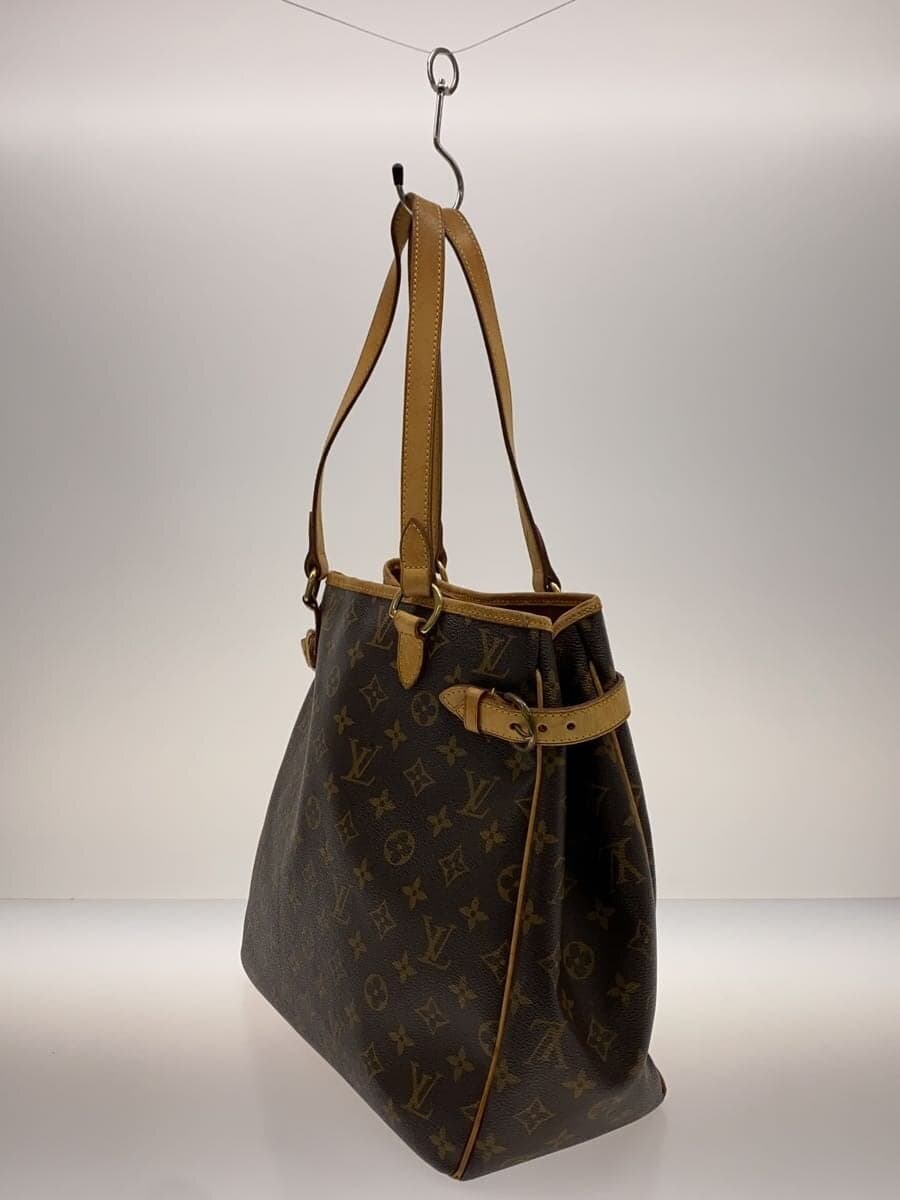 LOUIS VUITTON Batignolles Vertical Monogram Canvas PVC BRW M51153 2