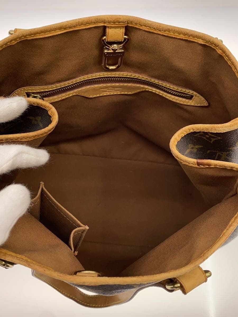 LOUIS VUITTON Batignolles Vertical Monogram Canvas PVC BRW M51153 6