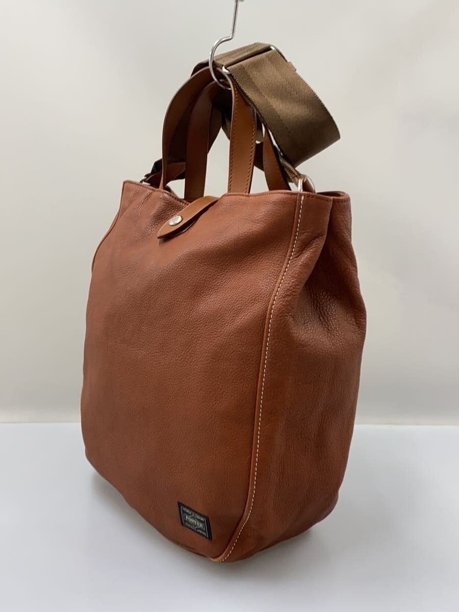 PORTER bag leather BRW plain 2