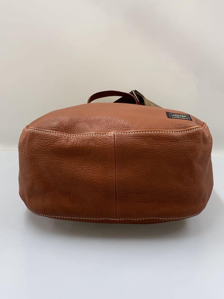 PORTER bag leather BRW plain 4