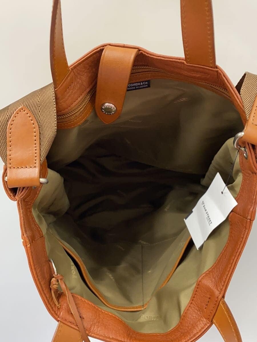 PORTER bag leather BRW plain 6