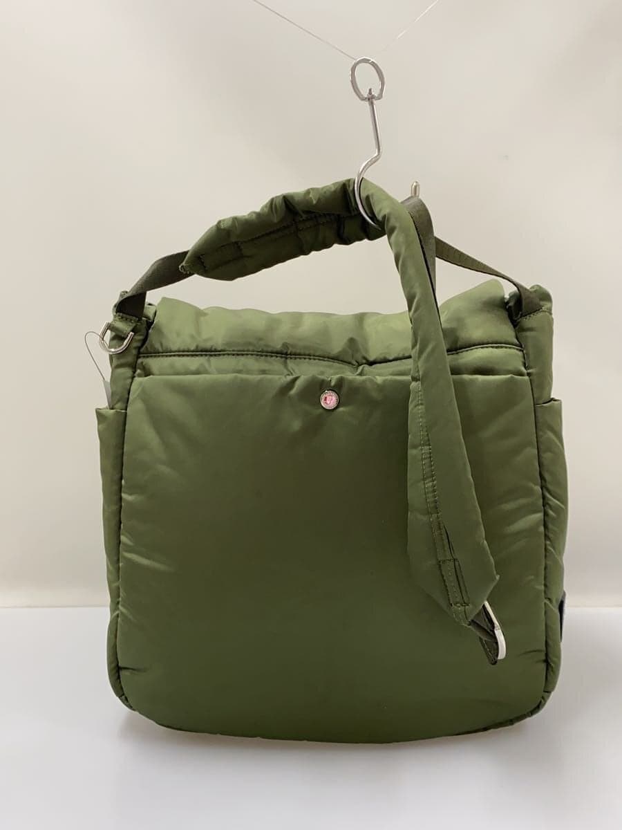 NOMADISLUCK PACK Shoulder Bag Nylon KHK Plain Stains present 3