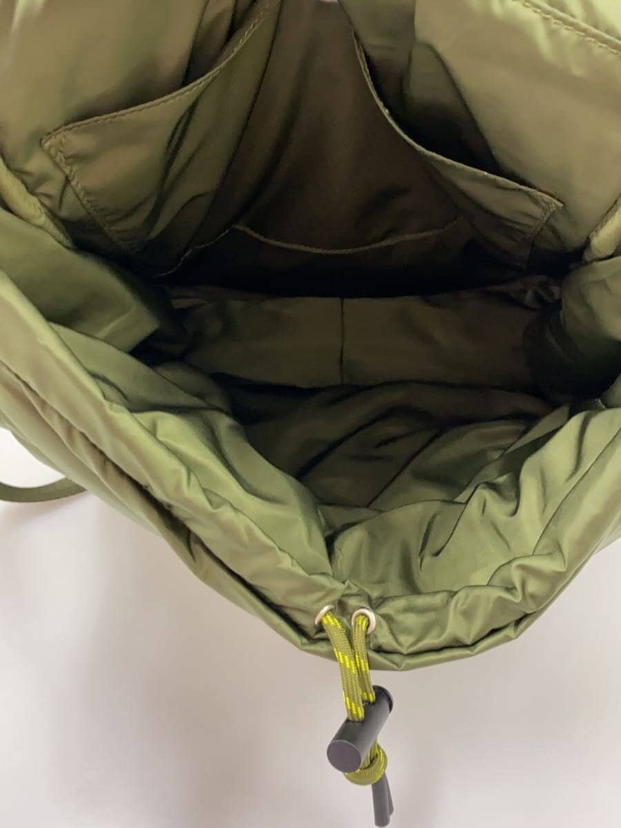 NOMADISLUCK PACK Shoulder Bag Nylon KHK Plain Stains present 6